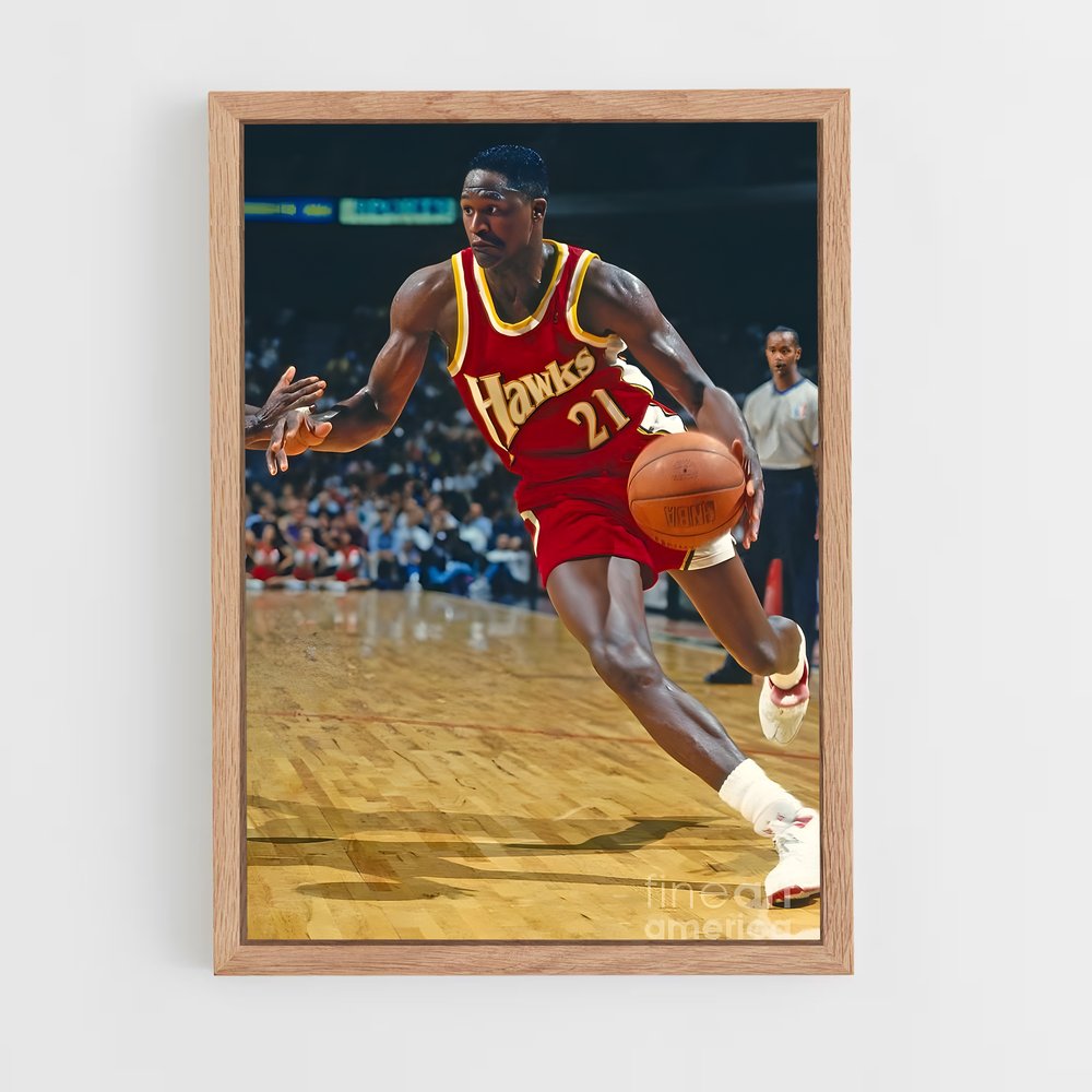 Poster Dribble Énergétique – affiche Basketball (vue 4)